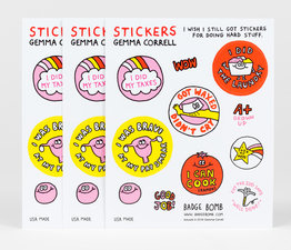 I Wish I Still Got Stickers for Doing Hard Stuff