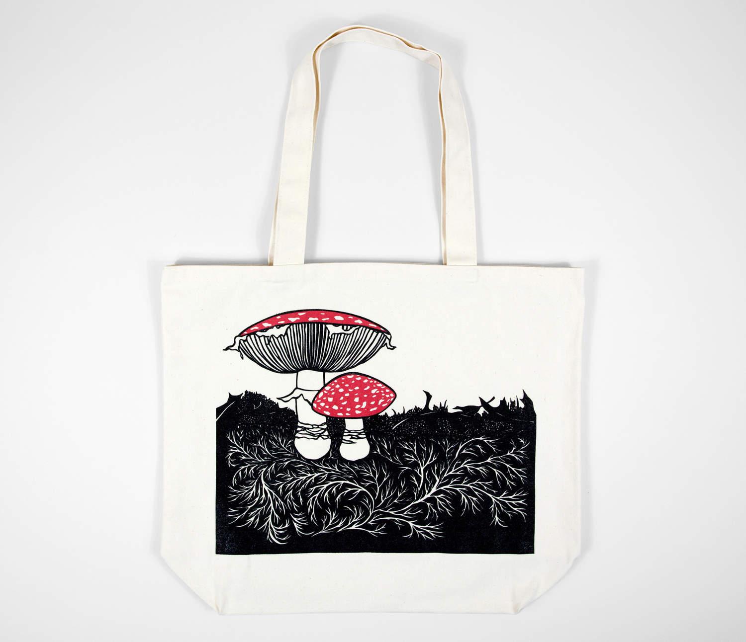 mushroom tote bag